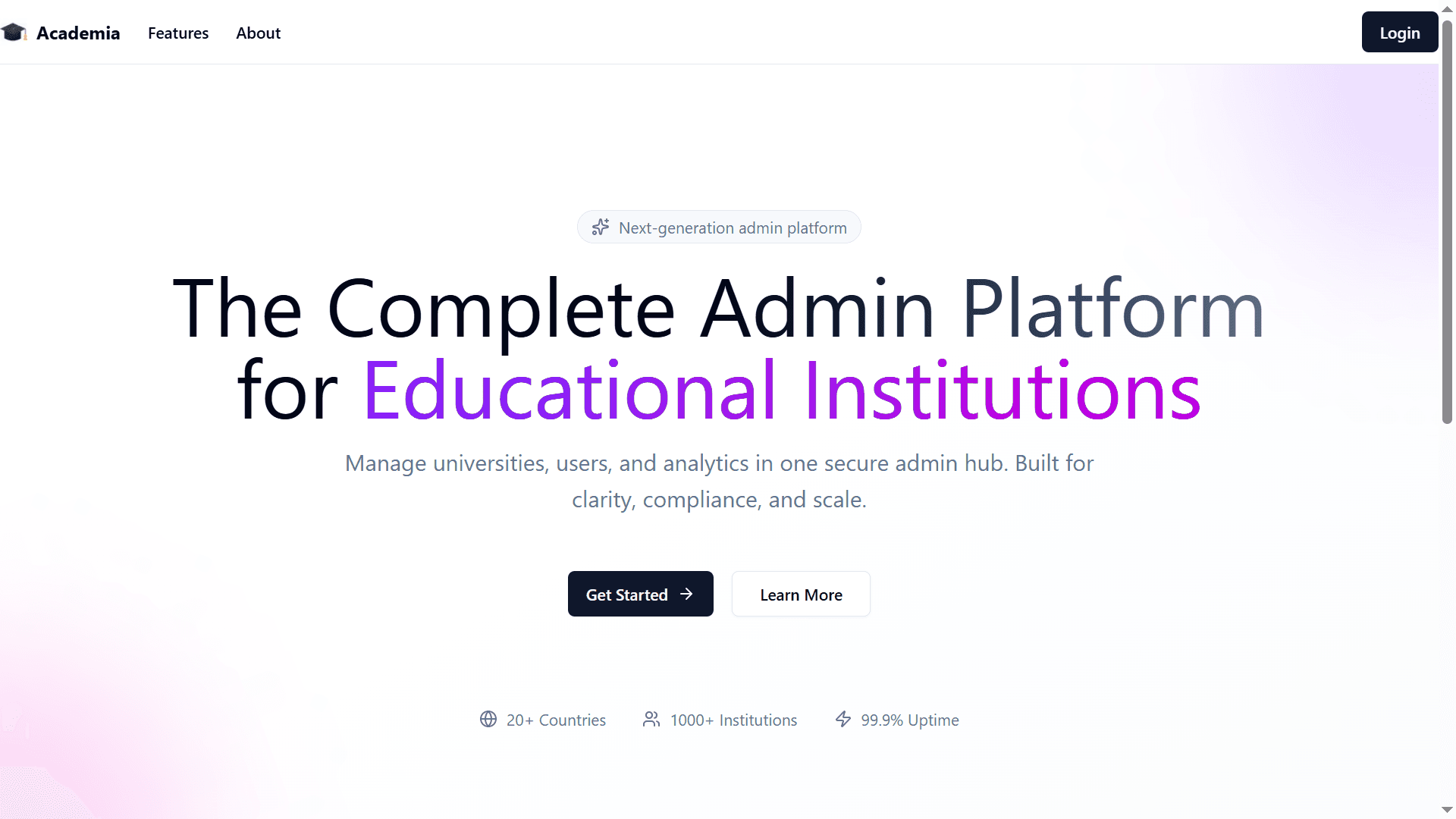 Admin Dashboard